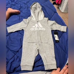 Adidas Newborn Logo Coverall 3M